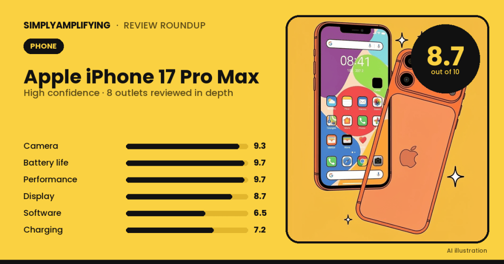 Apple iPhone 17 Pro Max review roundup: what the experts&nbsp;found