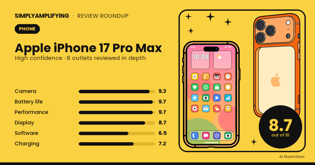 Apple iPhone 17 Pro Max review roundup: what the experts&nbsp;found