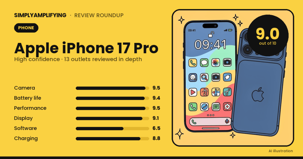 Apple iPhone 17 Pro review roundup: what the experts&nbsp;found