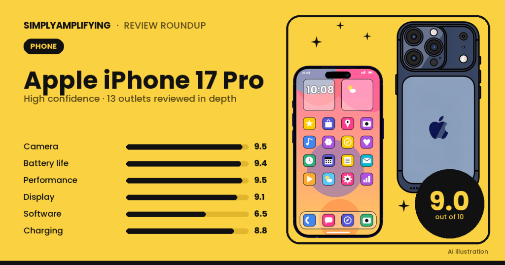 Apple iPhone 17 Pro review roundup: what the experts&nbsp;found
