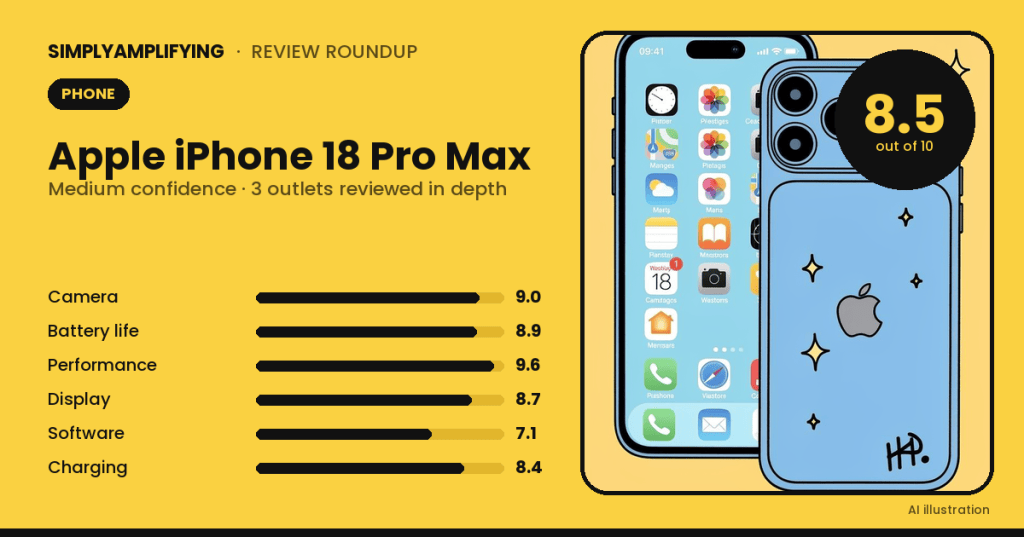 Apple iPhone 18 Pro Max review roundup: what the experts&nbsp;found
