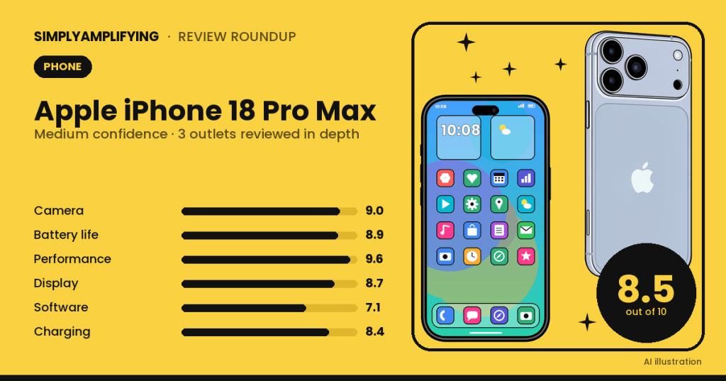 Apple iPhone 18 Pro Max review roundup: what the experts&nbsp;found
