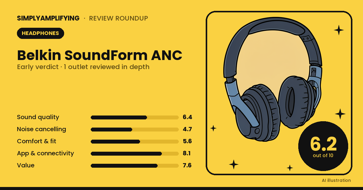 Belkin SoundForm ANC review roundup: an early verdict from one expert review