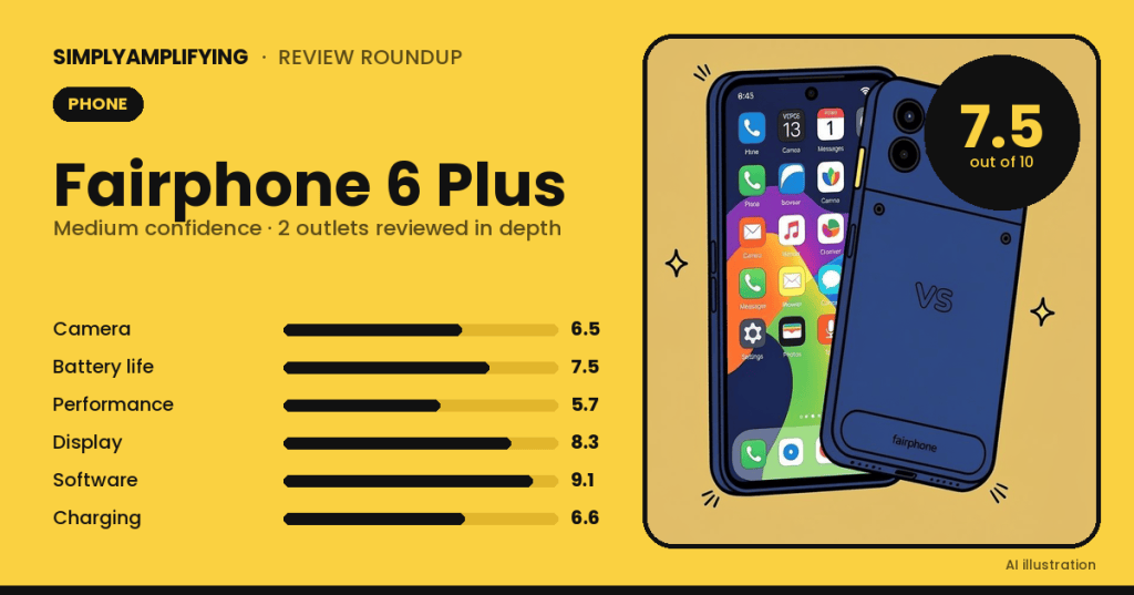 Fairphone 6 Plus review roundup: what the experts&nbsp;found