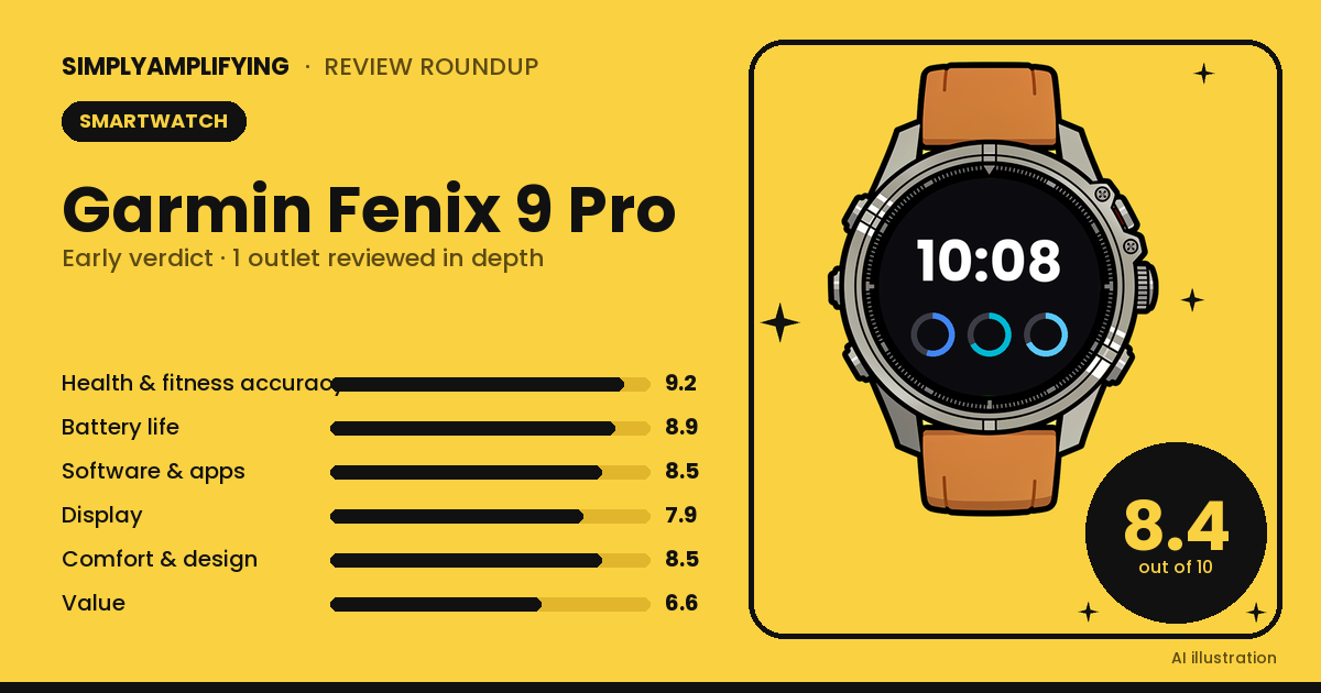 Garmin Fenix 9 Pro review roundup: an early verdict from the first expert review