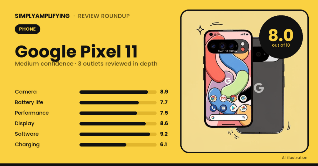 Google Pixel 11 review roundup: what the experts&nbsp;found