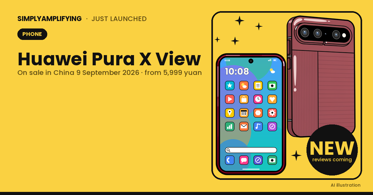 Huawei Pura X View launch: price, specs and early impressions