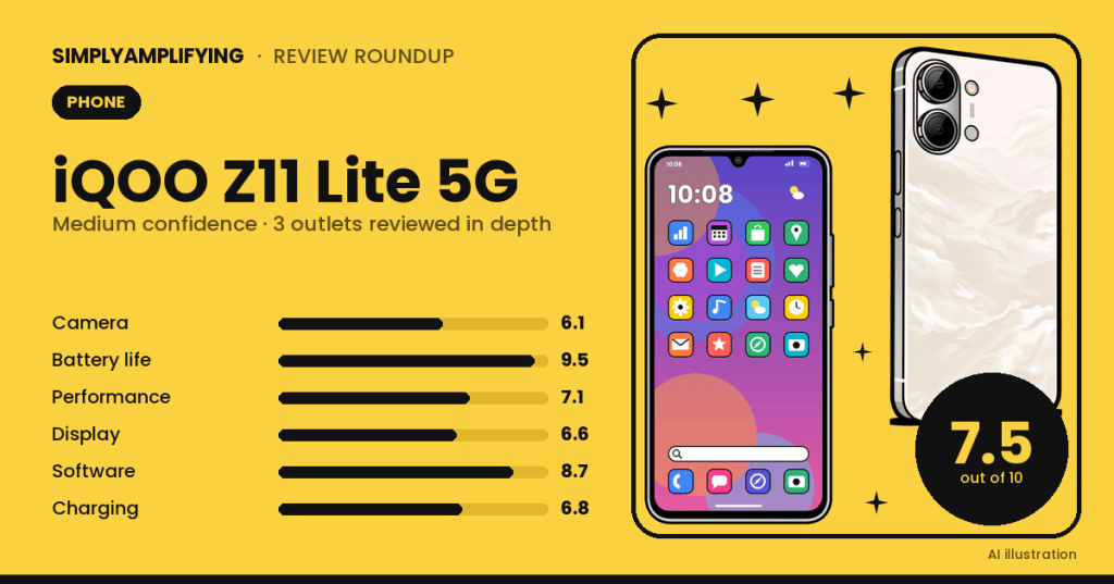 iQOO Z11 Lite 5G review roundup: what the experts&nbsp;found
