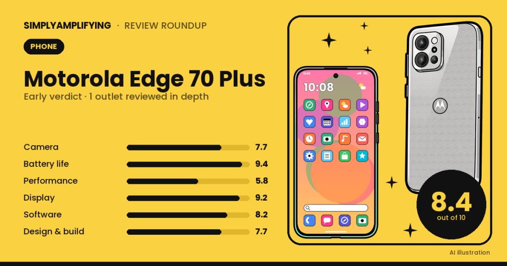 Motorola Edge 70 Plus review roundup: what the experts found