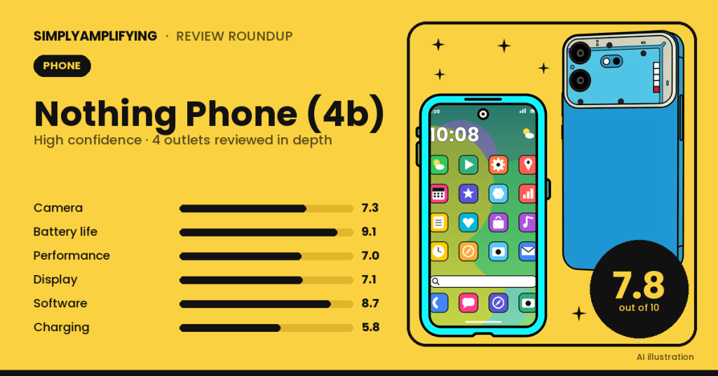 Nothing Phone (4b) review roundup: what the experts&nbsp;found