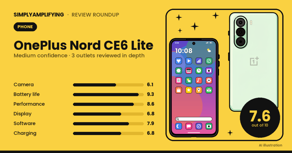 OnePlus Nord CE6 Lite review roundup: what the experts&nbsp;found