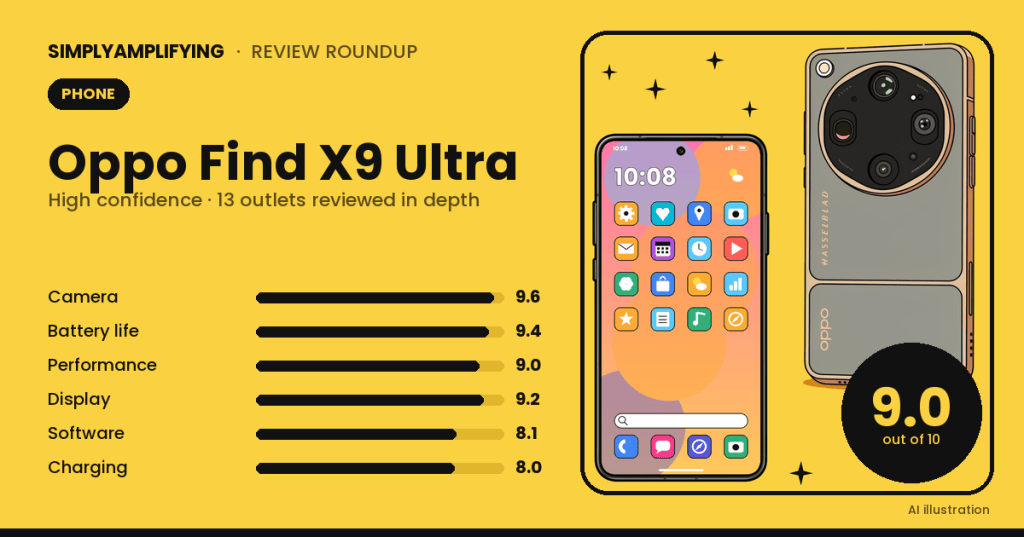 Oppo Find X9 Ultra review roundup: what the experts&nbsp;found