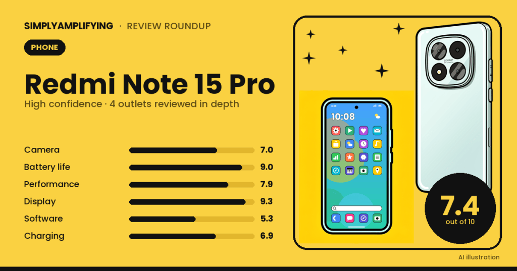 Redmi Note 15 Pro review roundup: what the experts&nbsp;found