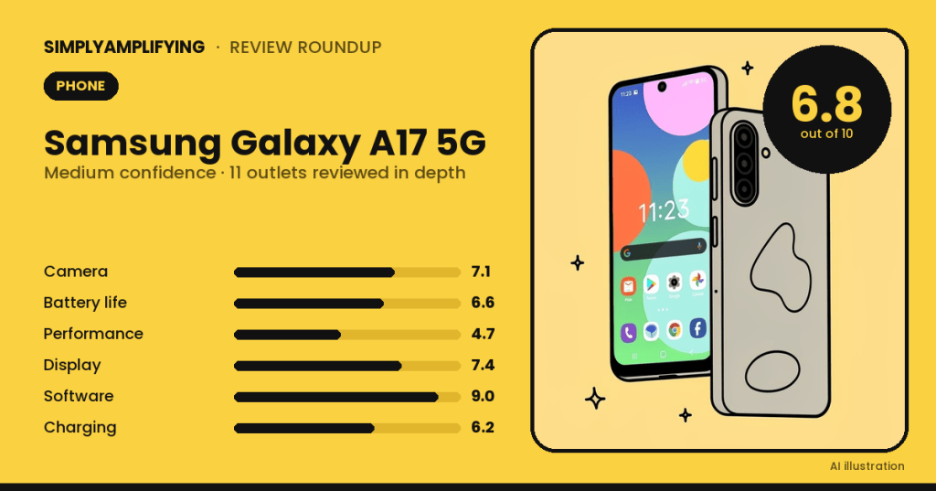 Samsung Galaxy A17 5G review roundup: what the experts&nbsp;found