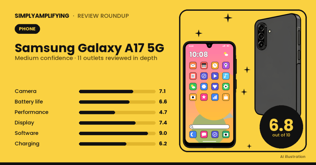 Samsung Galaxy A17 5G review roundup: what the experts found