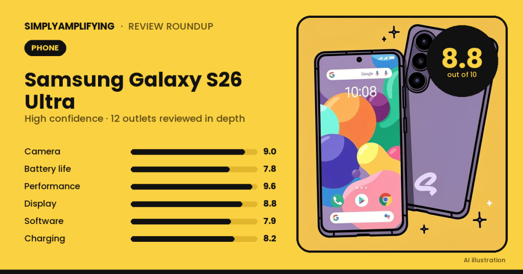 Samsung Galaxy S26 Ultra review roundup: what the experts&nbsp;found