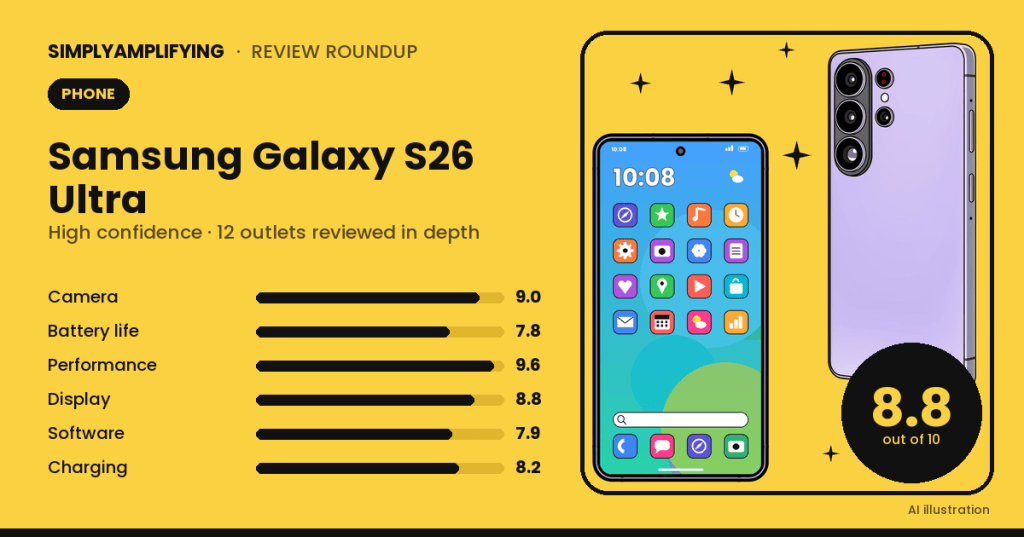 Samsung Galaxy S26 Ultra review roundup: what the experts found