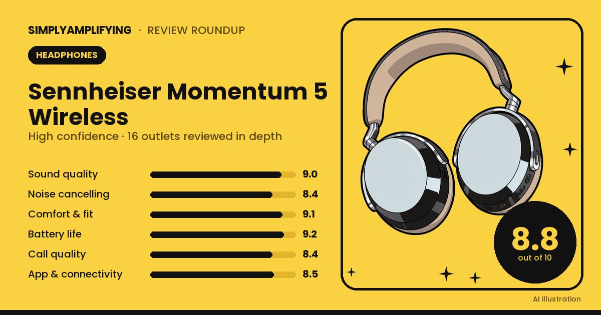 Sennheiser Momentum 5 Wireless review roundup: what the experts found