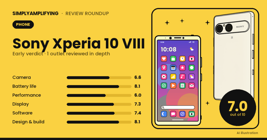 Sony Xperia 10 VIII review roundup: what the experts found