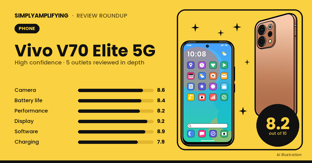 Vivo V70 Elite 5G review roundup: what the experts found