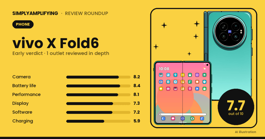 vivo X Fold6 review roundup: what the experts&nbsp;found